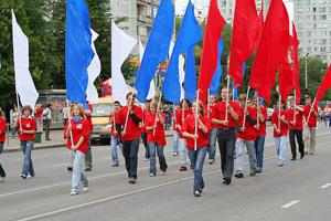 Шествие, гуляния и фейерверк